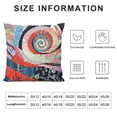 thumbnail image 5 of YINGXI Pillow Covers Watercolor Flowers Abstract Art and Decorative Cushion Covers for Sofa Couch 20x20in, 5 of 5