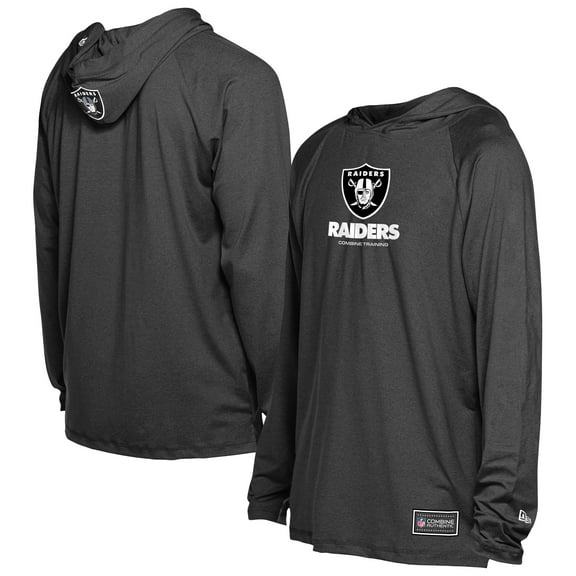 Men's New Era Black Las Vegas Raiders Functional Fandom Hoodie