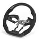 thumbnail image 2 of Volante de fibra de carbono de cuero preperforado de napa con costuras negras apto para Civic FC Type-R FK8 2016-2020 Jadeshay A, 2 of 8