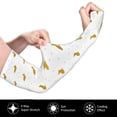 thumbnail image 3 of Daiia Gold Rabbit UV Sun Protection Arm Sleeves - Cooling Compression Arm Sleeve - Sports & UV Arm Sleeves for Men & Women, 3 of 8