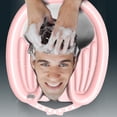 thumbnail image 4 of Shampoo Bowl Inflatable Hair Wash Basin Head Up Hair Shampoo Basin Portable Inflatable Hair Wash Basin Built-in Inflatable Headrest Head Up Hair Shampoo Basin Foldable Shampoo Bowl, 4 of 8