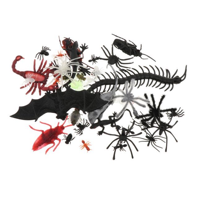 Insectos bichos juguetes 44/150 Uds. Surtido De Trucos De Plástico, Insectos, Hormigas Falsas, Figuras De Insectos, Juego 44 Uds. Magideal Insectos bichos juguetes