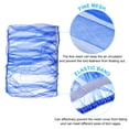 thumbnail image 4 of 43x15" Adjustable Bird Cage Net Cover Feather Catcher Guard Soft Airy Mesh Skirt, Blue, 4 of 5