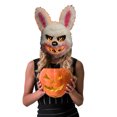thumbnail image 3 of Máscara Conejo Terror para Halloween Accesorios Disfraz Cosplay Fiesta, 3 of 9