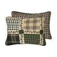 thumbnail image 4 of Donna Sharp Pine Patch 3PC Queen Rustic Pieced Cotton Quilt Set, 4 of 10