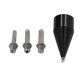 thumbnail image 2 of 4Pcs Wood Splitter Drill Bits High Hardness Impact Resistance Wearproof Nonslip Firewood Drill Bits, 2 of 5