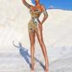 thumbnail image 5 of Vestido de verano para mujer, con lentejuelas y hombros descubiertos, sexy, de malla, con perspectiva, vestido de noche largo, 5 of 5