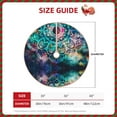 thumbnail image 4 of Bingfone Christmas Tree Skirt Mat Christmas Decoration Interior 36"-Watercolor Mandala, 4 of 8
