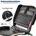 thumbnail image 4 of FORMRS Zipper Binder with Shoulder Strap 2-inch Ring 500 Sheet Capacity File Bag, Artistic Desert Waves, 4 of 5