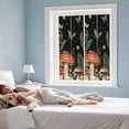 thumbnail image 3 of Spring Mushrooms Window Privacy Film, Farmhouse Pastoral Botanical Stars Rustic Static Cling UV Sun Blocking Heat Control Window Tint Day and Night, Non-Adhesive One Way Privacy Cover 19.6''x39.3'', 3 of 7