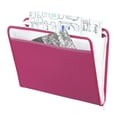 thumbnail image 1 of Archivo Expandible Oxford, tamaño carta, color rosa, 5 divisiones, ventana y bolsa frontal, con cierre., 1 of 3