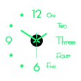 thumbnail image 4 of serony Modern 3D Luminous Wall Clock Stickers DIY Silent Decorative Clock 40cm, 4 of 8