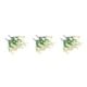 thumbnail image 3 of Flores artificiales Matsuzay plástico ramo Blanco, 3 of 6