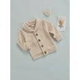thumbnail image 3 of Kiapeise Unisex Baby Coat  Long Sleeve Button-down Knitted Cardigan, 3 of 9