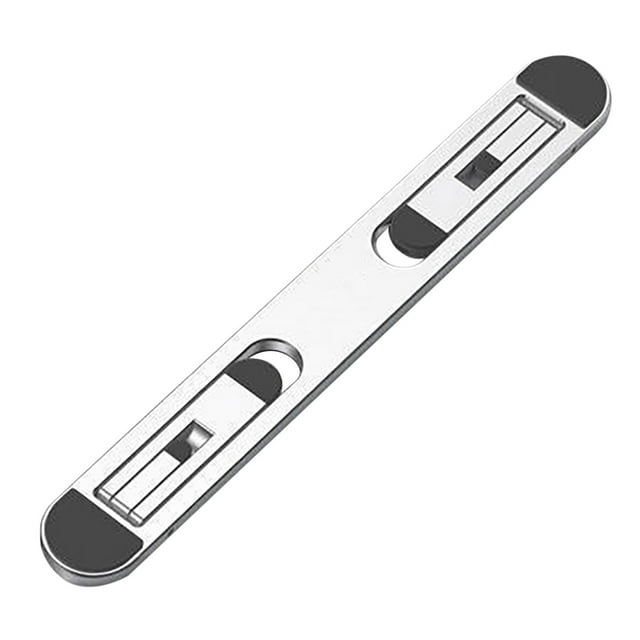 Rehausseur d'Ordinateur Portable Pliable, Support d'Ordinateur Portable avec Dissipation de Chaleur, Support d'Ordinateur Portable Réglable en Alliage d'Aluminium pour Bureau
