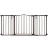 Toddleroo by North States Deluxe Decor Child Safety Gate, 30" Tall, Matte Bronze