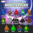thumbnail image 2 of Monster Flex Juguetes elásticos para niños y niñas - 14 monstruos elásticos espeluznantes únicos - Monster Stretch Guy Toys para niños Regalo de cumpleaños Favores de fiesta Sensorial Fidget Stress To, 2 of 5