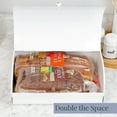 thumbnail image 2 of AuldHome Design Rustic White Bread Box; Farmhouse Vintage Enamelware Countertop Bread Bin, 2 of 10