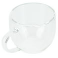 thumbnail image 3 of Coffee Mug,250ml Glass Cup Transparent Drinkware Drink Cup Smooth Operation, 3 of 14