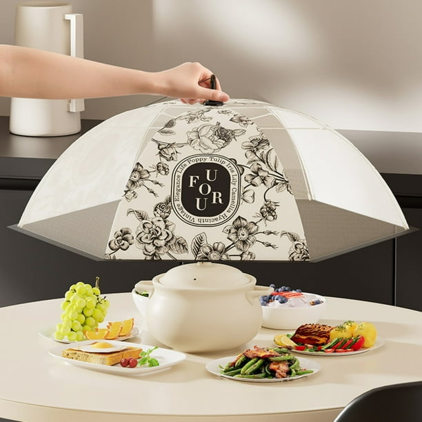 Mantel para mesa de comedor ahuecado, extraíble y lavable, resistente a la suciedad y a los insectos, de gran capacidad, plegable, para cocina y comedor.