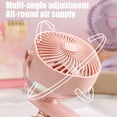 thumbnail image 3 of Clip Fan Rechargeable Battery Powered Fan - 3 Speed Portable Design for Outdoor Camping, Home, and Office Use - Quiet Operation and 360° Adjustable Angle, 3 of 5