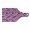thumbnail image 1 of Purple Cutting Board, Abstract Petals of Blossoming Summer in Floral Bouquet Illustration Botanic, Decorative Tempered Glass Cutting and Serving Board, Wine Bottle Shape, Fuchsia Purple, by Ambesonne, 1 of 1