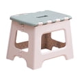 thumbnail image 2 of Folding Plastic Step Stool Heavy Duty Portable Non Slide Stool For Kids Adults Home Camping Outdoor Use, 2 of 6