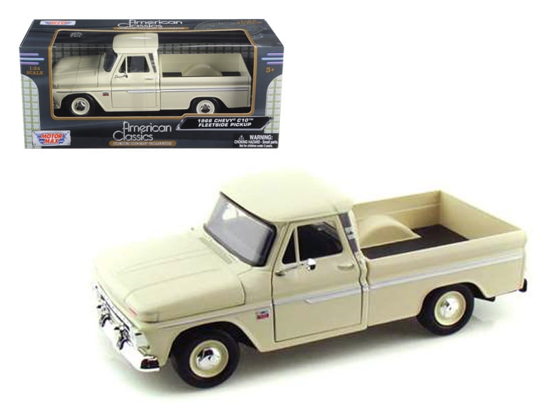 モーターマックス TL1/24 1966 シボレー C-10 CREAM Amazon.com: New Motormax - 1966 Chevy C10 Fleetside Pickup