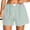 Green White Plaid, variant on Women's Plus Size Plaid Shorts Cotton Button Gingham Lounge Shorts Summer Casual Beach Shorts with Pockets