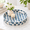 Navy Blue-Round, variant on 12.6 Inch Round Navy Blue Capiz Shell Decorative Serving Tray with Handles