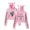 Pink, variant on Jay Wheeler Cat Ear Hoodie Fashion Short Sweatshirt Funny Women Bear Ear Clothes