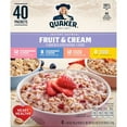 thumbnail image 2 of Quaker Instant Oatmeal Fruit and Cream Variety Pack (40 Count), 2 of 5