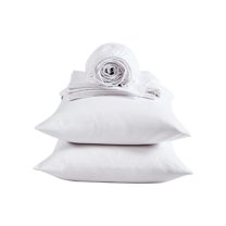 G3 Home 90057 Scarlet Sheet Set, White - King Size - 6 Piece