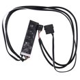 thumbnail image 2 of Adaptador divisor USB 2.0 yuxing 9 pines macho A 4 negro 20 cm, 2 of 5