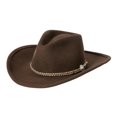 thumbnail image 2 of Rawhide Buffalo Fur Felt Western Hat - 7.5 - Mink, 2 of 6