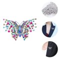 thumbnail image 4 of MasteelfCA 1pc Vintage Butterflies Exaggerated Brooch Creative Breastpin All-match Brooch, 4 of 8