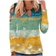 thumbnail image 1 of Camiseta de manga larga suelta con cuello redondo y estampado informal a la moda para mujer Fridja  bvmnju160, 1 of 5