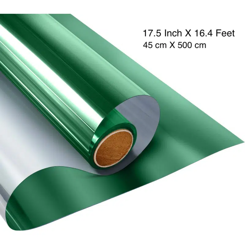 1pc One Way Daytime Film Privacy Window Static Cling Heat Control Glass Window Tint Mirror House Film Home And Office Decor Black Silver 17 5x7 8inch Walmart Com