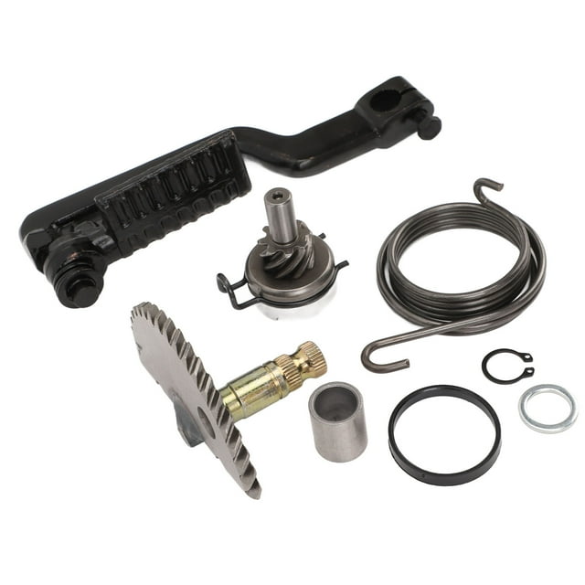 Kick Start Shaft Gear Lever Kit, Solid Construction Kick Starter Idle Gear Set High Performance For GY6 49CC To 100CC Scooter