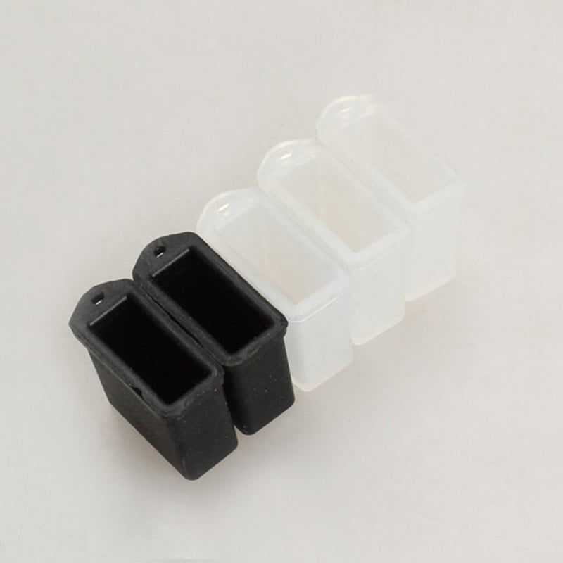 30 PCS Plastic USB A Male Anti-Dust Plug Stopper Cap Cover Protector Randomly Color