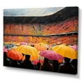 thumbnail image 2 of Designart "Rainy Day Spectators Sheltered" Stadiums Wall Art Prints, 2 of 7
