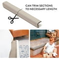 thumbnail image 3 of Prince Lionheart Fireplace Guard with Two Corners, Grey/Beige, 3 of 6