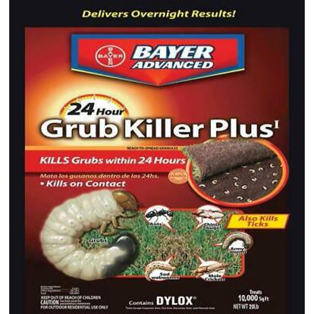 1PK BioAdvanced 700745S 24 Hour Grub Killer Plus, Granules, 20 Lb