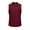 Wine, variant on Mens Herringbone Wool Vests Suit Business Casual formal Dress Tweed High Collar Waistcoats Slim Fit for Wedding , Party Navy