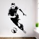 thumbnail image 1 of Adhesivos de pared con diseño de jugador de fútbol, PVC, removibles, 53 x 85,5 cm, 1 of 2