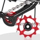 thumbnail image 5 of Juego de poleas jockey para rueda de desviador trasero de 12T para bicicletas de montaña con rodamientos rojos, 5 of 8