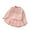 E-163Pink, variant on FAOWME Big Kids Girls Outfit Two Piece Long Sleeve Bow Design Buttons Knit Cardigan And Mesh Skirt Comfortable Fashion Sets For Casual Daily Wear Light Blue 3-4 Years