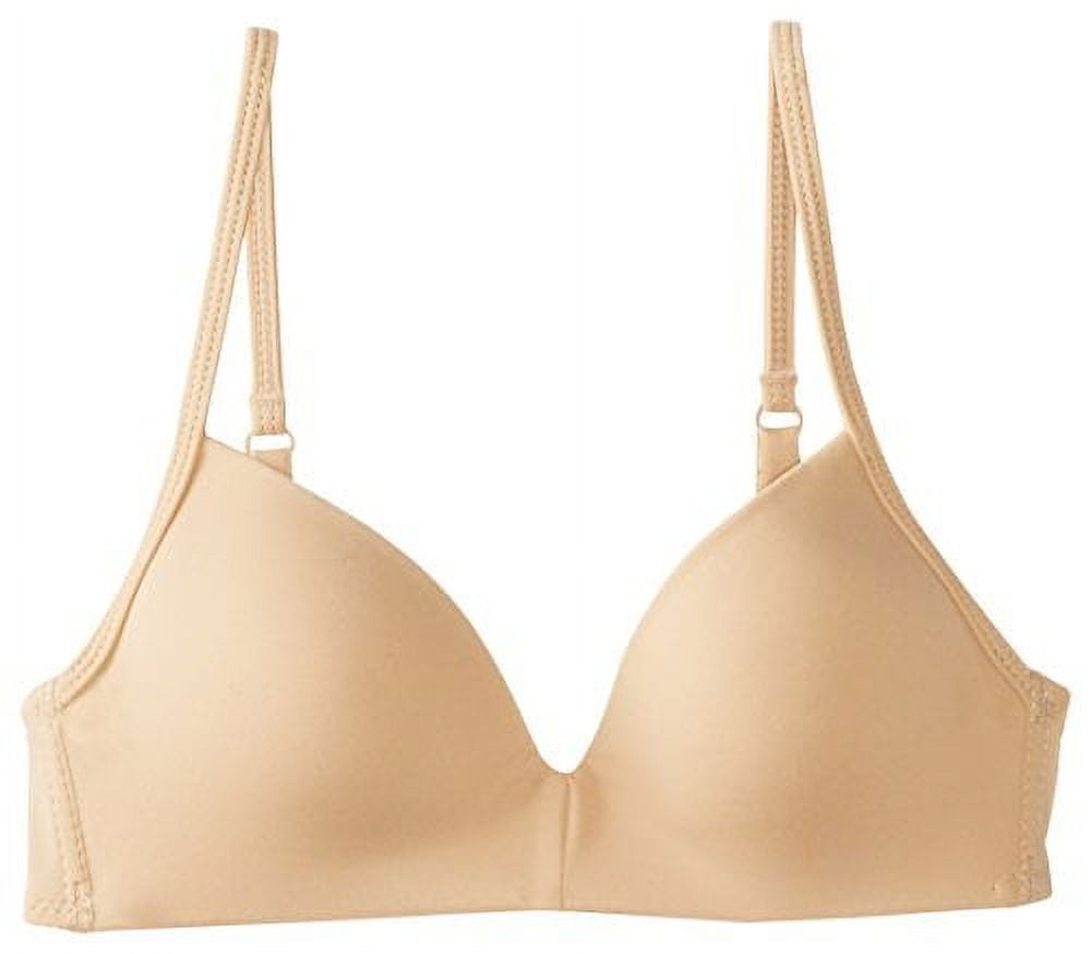 Maidenform 046094460702 Girls Molded Soft Cup Bra, Nude - Size 30A 