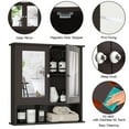 thumbnail image 6 of Costway Wall Mount Mirror Cabinetr Brown, 6 of 12