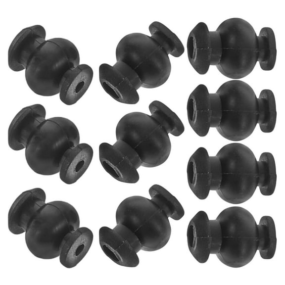 FRCOLOR 10pcs Anti-Vibration Shock Absorption Damping Rubber Balls for RC Quadcopter Camera Mount Rubber Damper Shock Absorbers Balls